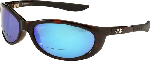 Onos Sand Island 130BG250 BLUE MIRROR Polarized +2.50 Bifocal Sunglasses