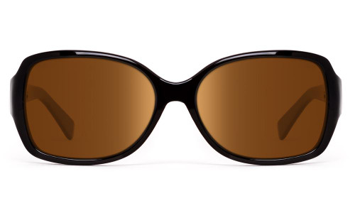 New Onos SIERRA Amber Lens POLARIZED Black Frame Sunglasses