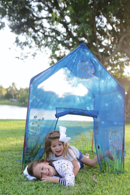 Pacific Play Tents Glow N' The Dark Firefly House Tent Indoor Outdoor Play House