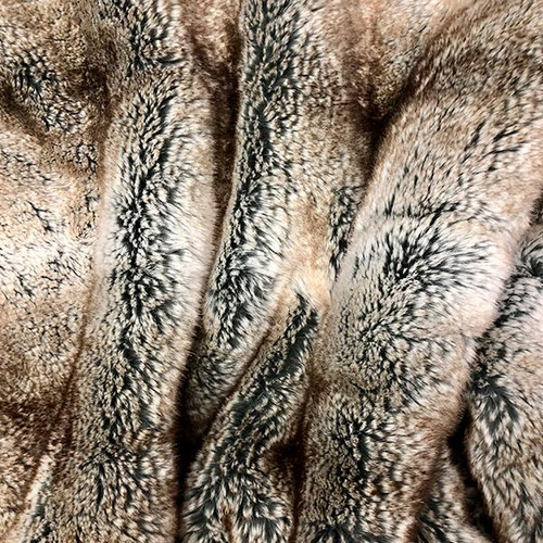 Pretty Rugged Luxe Faux Fur Original Sable Brown Blanket