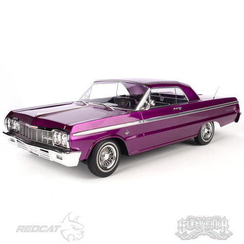 Redcat SixtyFour Kandy & Chrome 1:10 1964 Chevrolet Impala Hopping Lowrider Purple