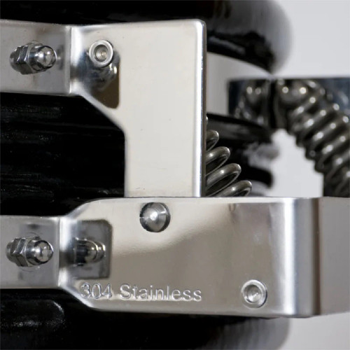 New Saffire 15" Medium Stainless Steel Bbq Class Island Grill Onyx Black