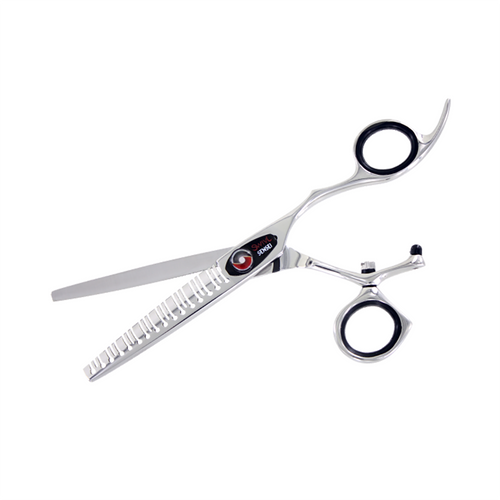 New Sensei Shears Swivl 10 Tooth No Line Texture Leaf Spring Tension Shear