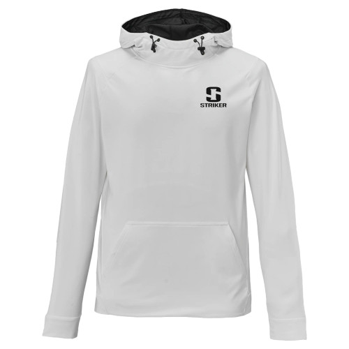 Striker Fusion Super-Soft 4-Way Stretch White Hoody In X-Large
