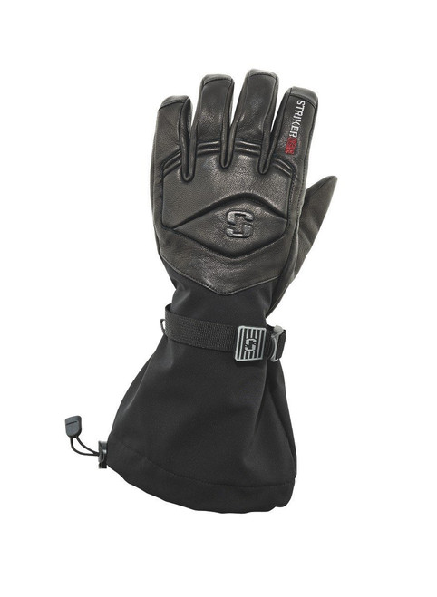 Striker Ice Combat with full leather palm Gloves Black X-Large