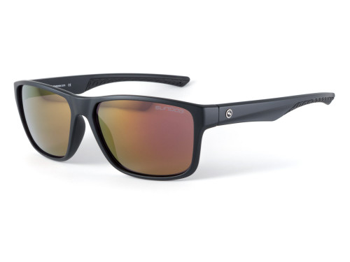 Sundog Tread Matte Black Frame/Grey Red Mirror Sunglasses