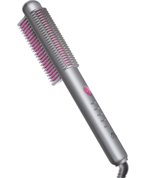 Sutra Beauty EZ-Glider Straightening Comb - Pink/Silver