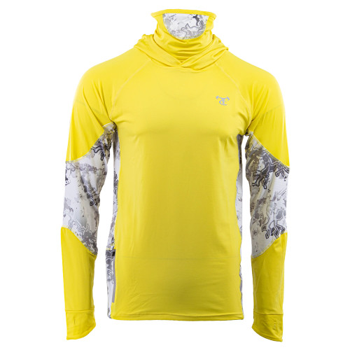 True Timber Linafin Chiller Pullover Lemon/Viper Snow in 2X-Large Size