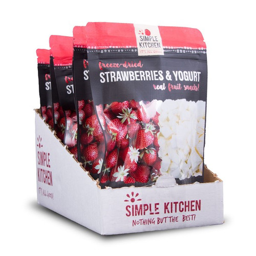 Wise Company Freeze Dried Strawberries & Yogurt - 6 Pack