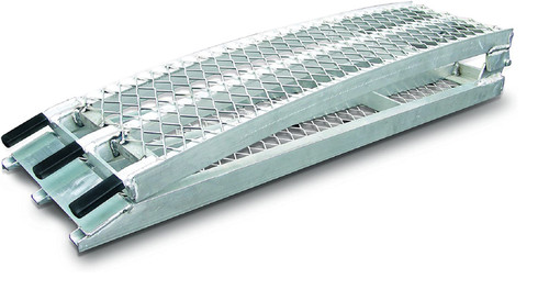 Yutrax Single Folding XL Aluminum Truck UTV/ATV Motorcycle Arch Ramp 750lb Cap