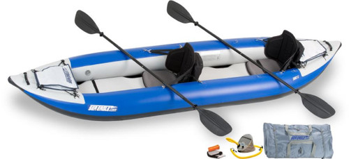 Sea Eagle 380XK_P Inflatable Explorer Pro Kayak Package for 2 Persons