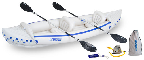 Sea Eagle 370 Inflatable Deluxe Kayak Package