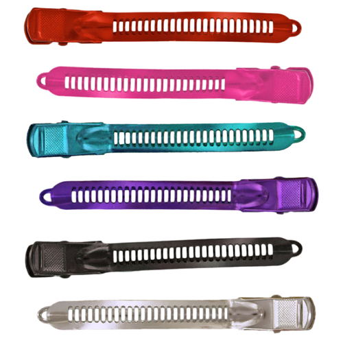 New Sensei Shears 6 Pk. Aluminum Control Clips Purple