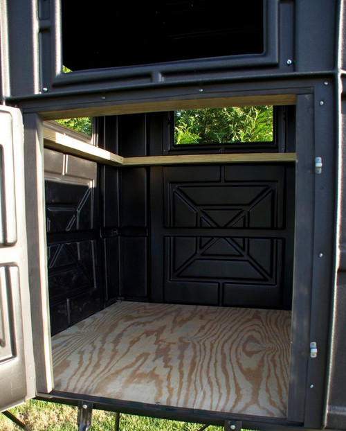 Hughes Hunting Blinds The Enforcer 4'x4' Box Blind & Adjustable 5'-10' Tower