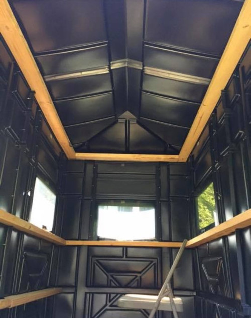 Hughes Hunting Blinds The Clubhouse 4' x 8' Box Blind & Adjustable 4'-8' Tower