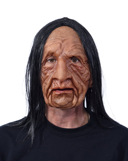 Zagone Studios Roadie Old Man Hippie Latex Face Mask