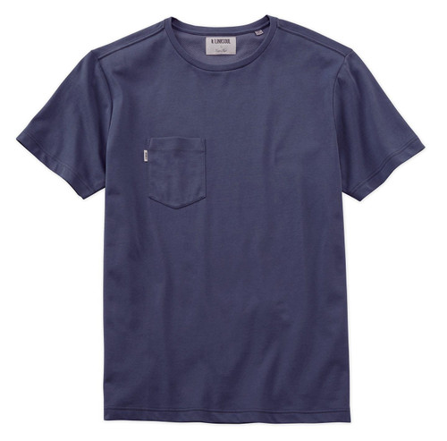 Linksoul Men's Aldo Pocket Crew Shirt Navy Size Large