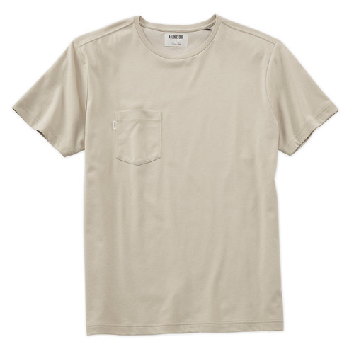 Linksoul Men's Aldo Pocket Crew Shirt Sand Size Medium