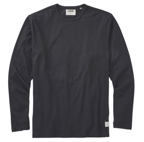 Linksoul Men's Aldo Crew Long Sleeve Shirt Black Size Large