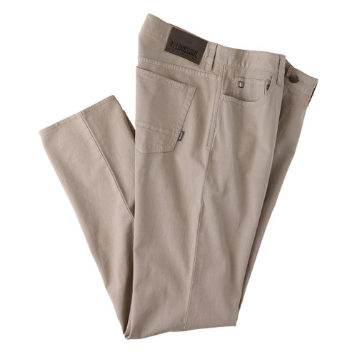 Linksoul Men's Bamboo 5-Pocket Pant Lt Toast Size 38