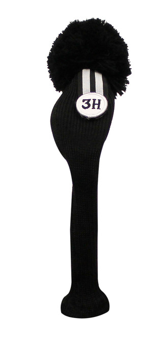 Izzo Golf Vintage Golf Headcovers in Black/Hybrid