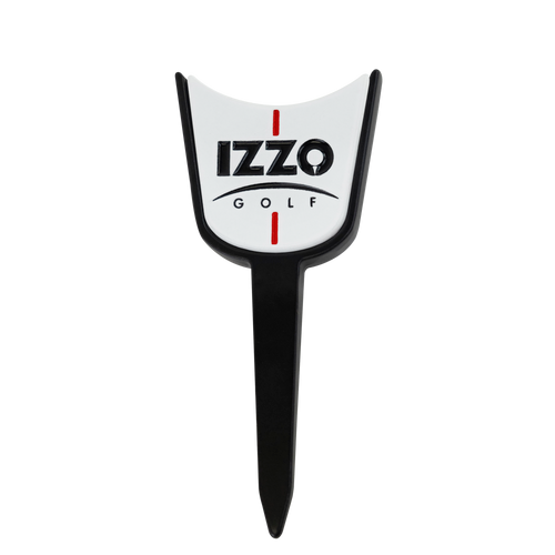 Izzo Golf Single Prong Divot Repair Tool in White