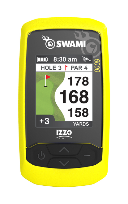 Izzo Golf Swami 6000 Rangefinder Golf GPS Device in Yellow