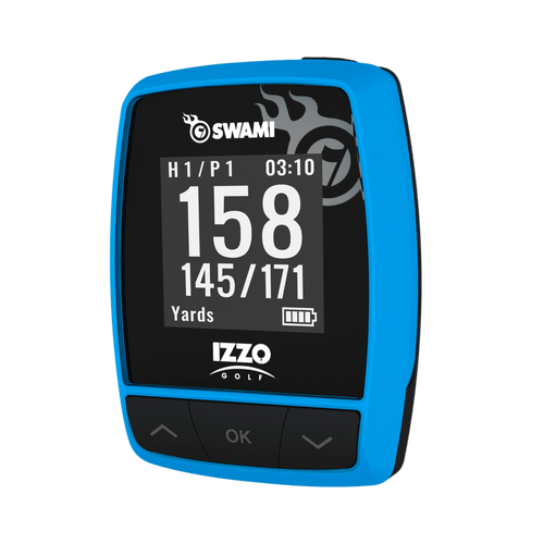 Izzo Golf Swami KISS Rangefinder Golf GPS Device in Blue