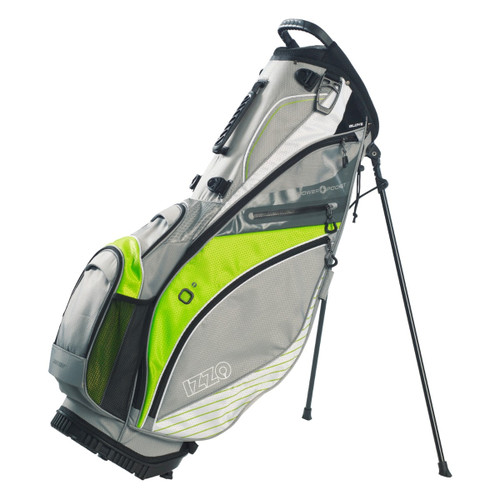 Izzo Golf Versa High Strength Polyester Stand Golf Bag in Lime Green/Gray