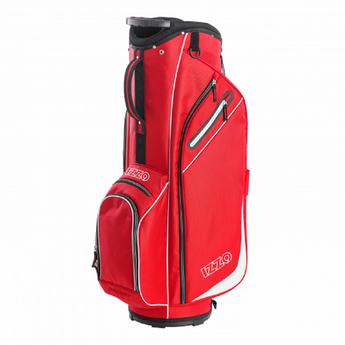 Izzo Golf Ultra-Lite High Strength Polyester Golf Cart Bag in Red