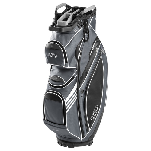 Izzo Golf My-Way Club Divider Transport Golf Cart Bag in Gray