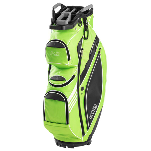 Izzo Golf My-Way Club Divider Transport Golf Cart Bag in Green