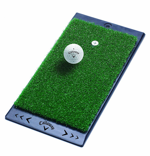 Golf Callaway Ft Launch Zone Hitting Mat with True-turf Surface In Green