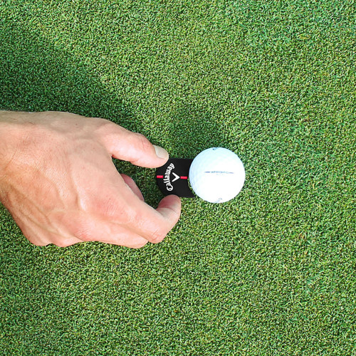 Callaway Golf Magnetic Ball Marker Hat Clip with Putt Alignment Aid