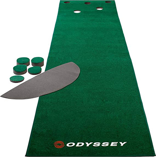 Callaway Odyssey Indoor Putting Golf Mat and Putting Training Aid in 12' x 3'