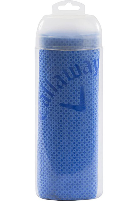 Callaway 100% Polyster Golf Cooling Blue Towel in 24" x 17"