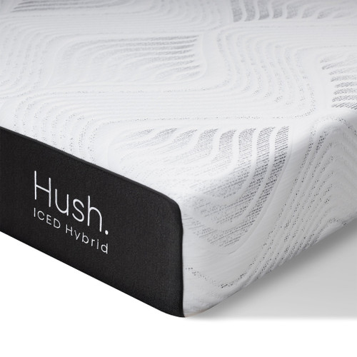 Hush Blanket Premium Iced Hybrid White Mattress in Double