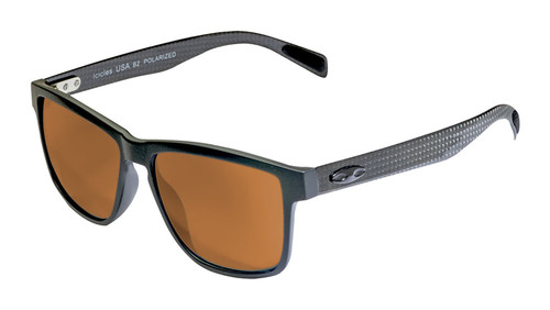 Moto CF Progressive Polarized Brown Lens Sunglasses with Matte Black Frame