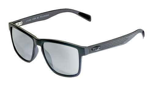Moto CF Progressive Transition Mirror Silver Sunglasses with Matte Black Frame