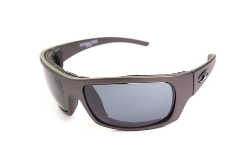 Icicles Stinger Progressive Polarized Grey Lens Sunglasses with Gunmetal Frame