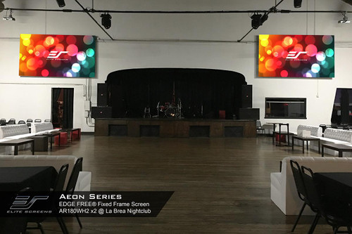 NEW Elite Screens AR180WH2 Aeon Series 180" 16:9 Fixed Frame Projection Screen