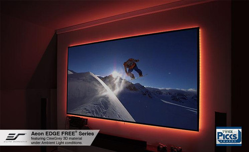 NEW Elite Screens AR200WH2 Aeon Series 200" 16:9 Fixed Frame Projection Screen