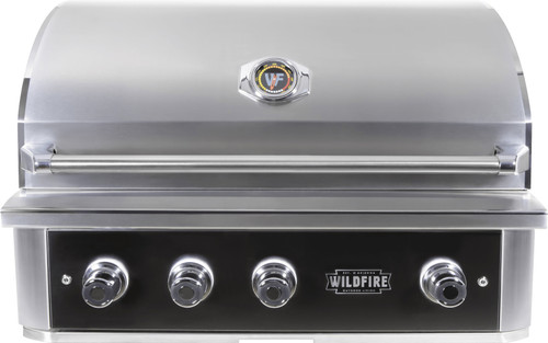 Wild Fire Ranch Pro 304 Stainless Steel Black Propane Gas Grill in 36"