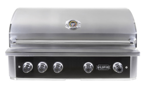 Wild Fire Ranch Pro 304 Stainless Steel Black Propane Gas Grill in 42"