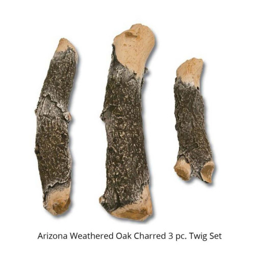 Grand Canyon 3 Piece Arizona Weathered Oak Charred Twig Set