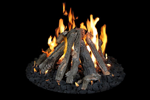 Grand Canyon 48" Arizona Weathered Oak Outdoor Fire Pit Logs 31 PC Set