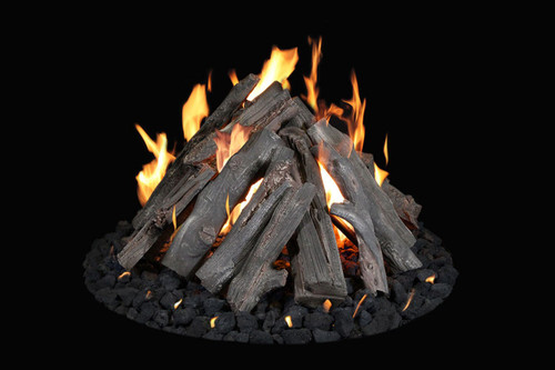 Grand Canyon 18" / 24" Western Driftwood Outdoor Fire Pit Logs 9 PC Set