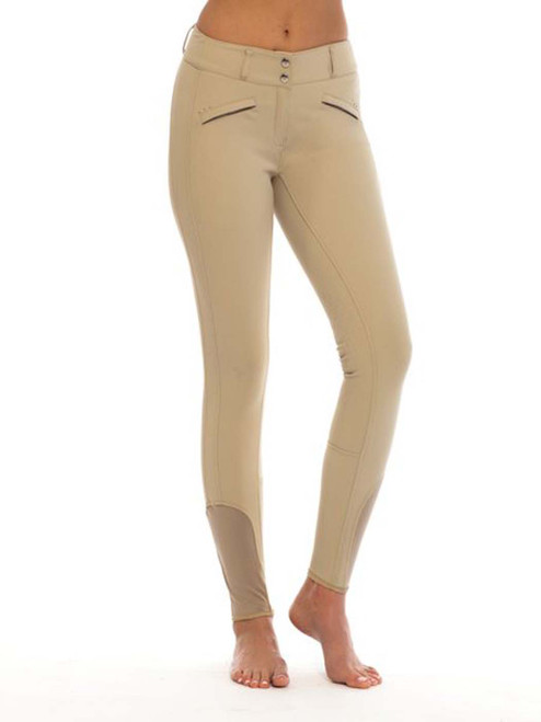 Good Rider Womens Knee Patch British Khaki Miracle Breech Size 28R