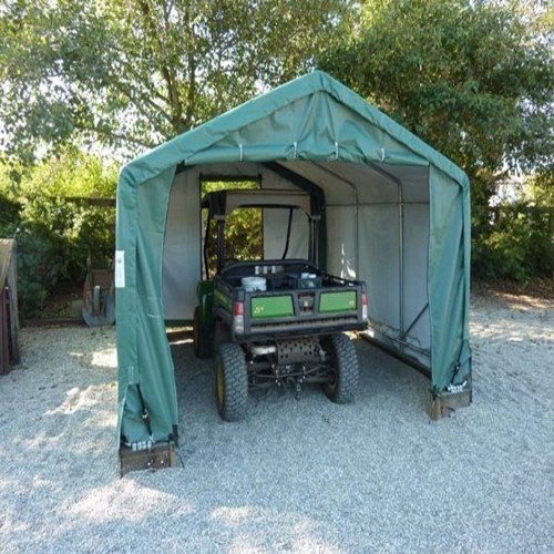 Rhino Shelter Instant Storage Shed House Style UV Treatment Cover, Green