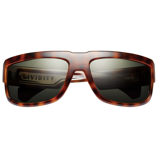 IVI Eyewear Lividity Classic Tortoise Frame With Green-Grey Lens Sunglasses